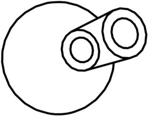 Hidden Intersection Example The Various Line Styles